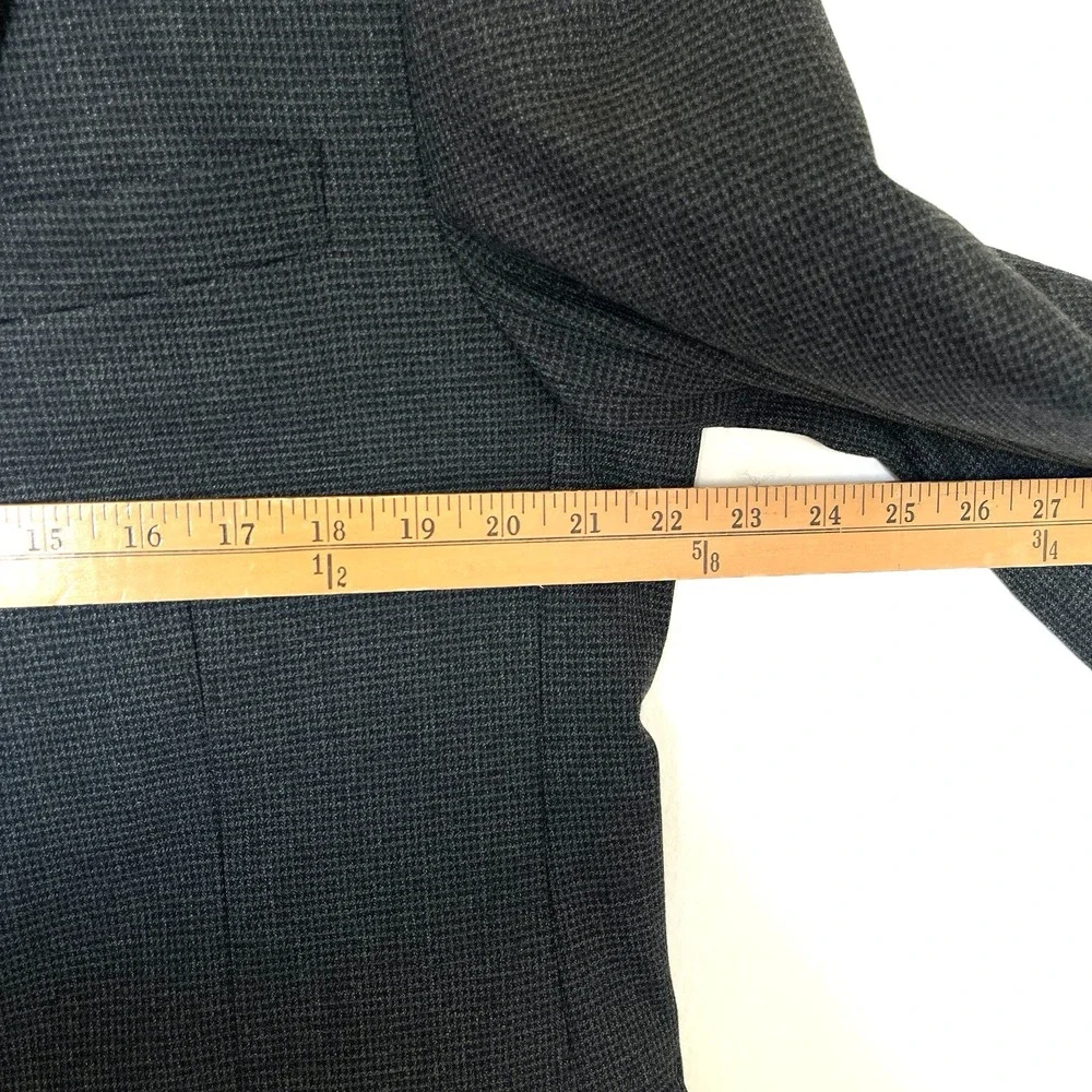 Tommy‎ Hilfiger Mens Single Breasted Blazer Size 44R Gray Corpcore Office Career